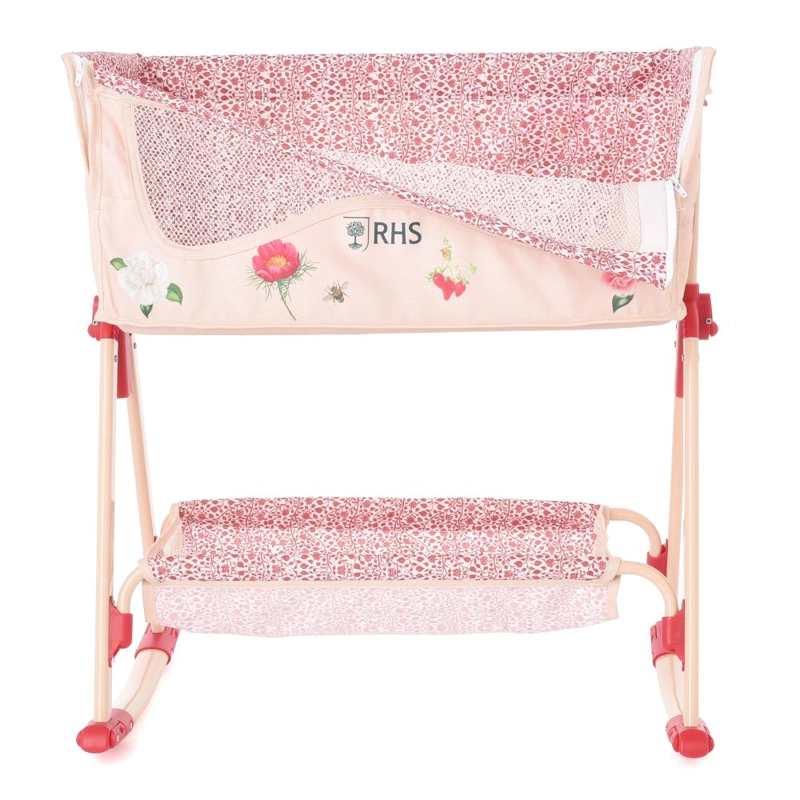 CUNA PARA MUÑECAS REBORN ROMA PRAMS RHS FLORA BEDSIDE CRIBE - 7