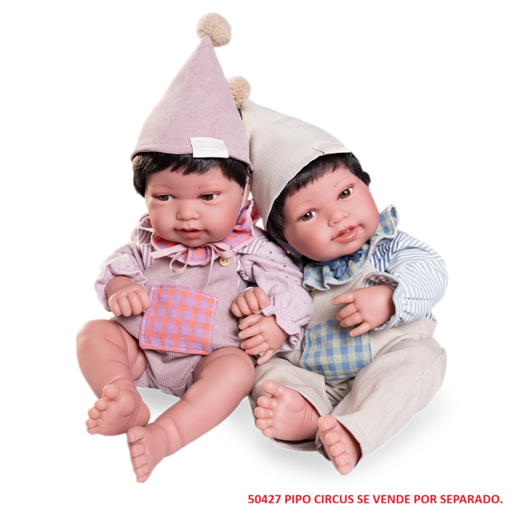 MUÑECA ANTONIO JUAN BEBÉ RECIEN NACIDA PIPA CIRCUS 42 CM - 5