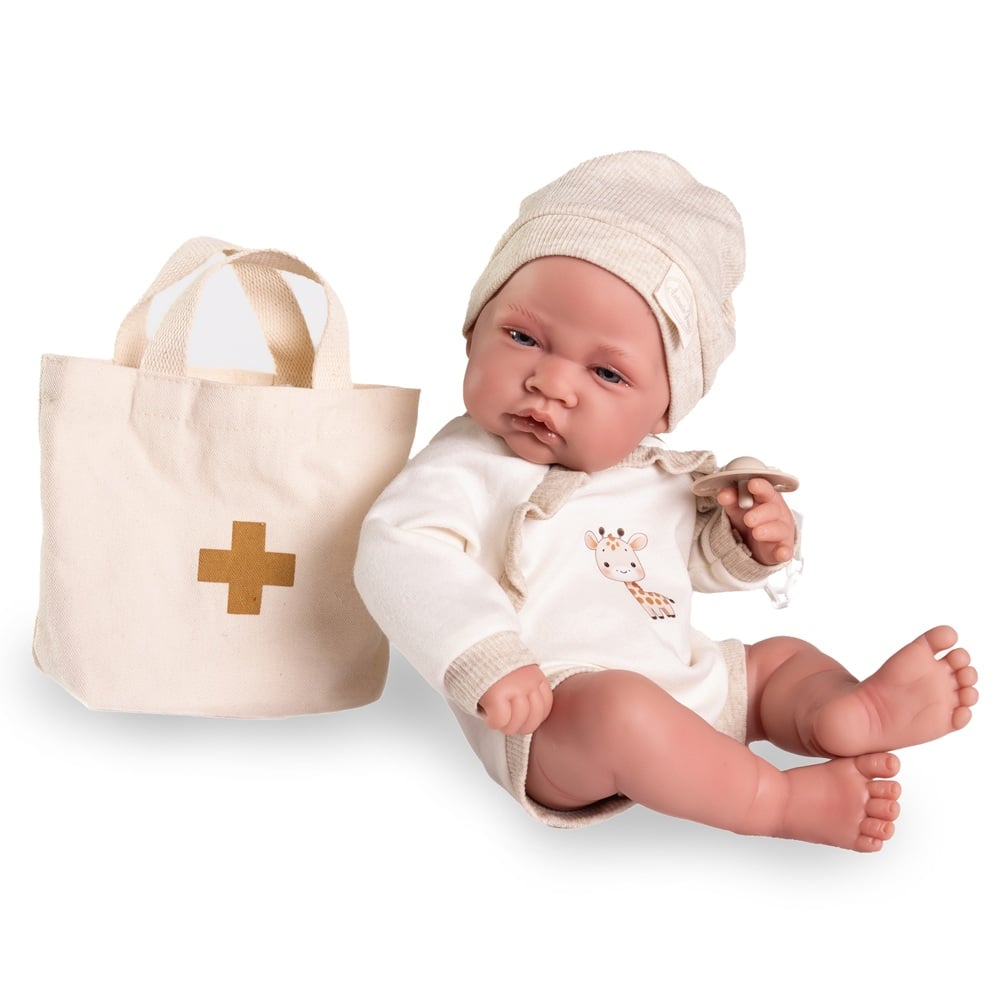 MUÑECA ANTONIO JUAN BEBÉ RECIEN NACIDO LUI CON SET DE DOCTOR 42 CM - 4