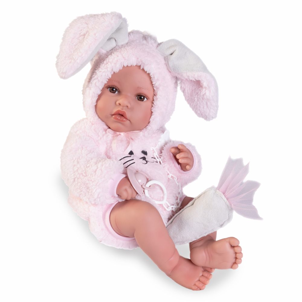 MUÑECA ANTONIO JUAN BEBÉ RECIEN NACIDA ERIKA CONEJITA 42 CM - 1