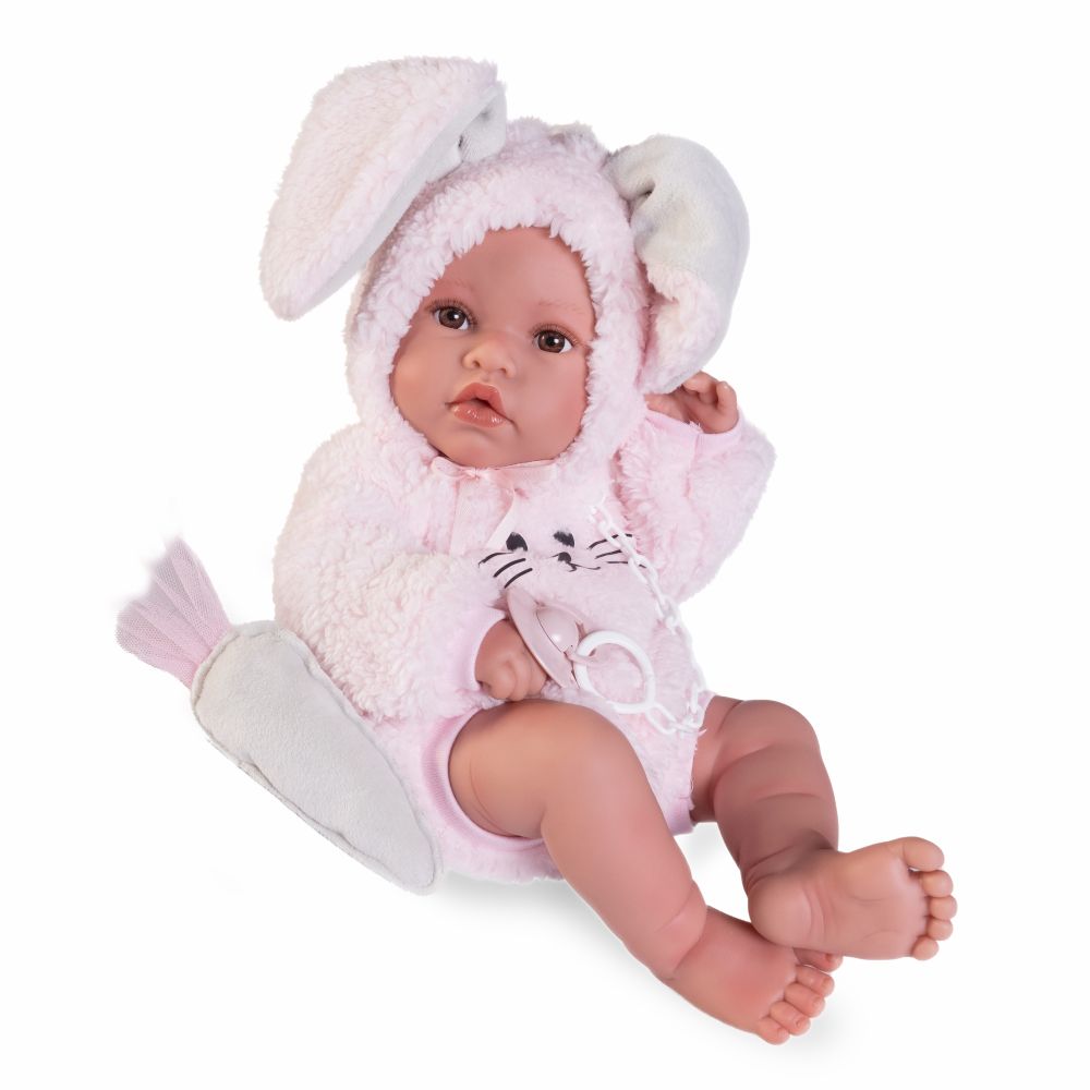 MUÑECA ANTONIO JUAN BEBÉ RECIEN NACIDA ERIKA CONEJITA 42 CM - 5