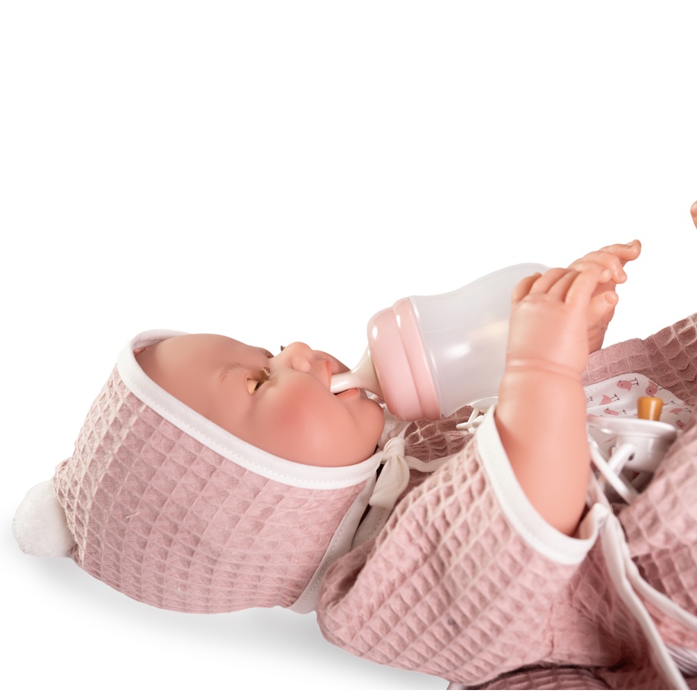 MUÑECA ANTONIO JUAN BEBÉ RECIEN NACIDA MIA PIPI CON BAÑERA 42 CM - 3