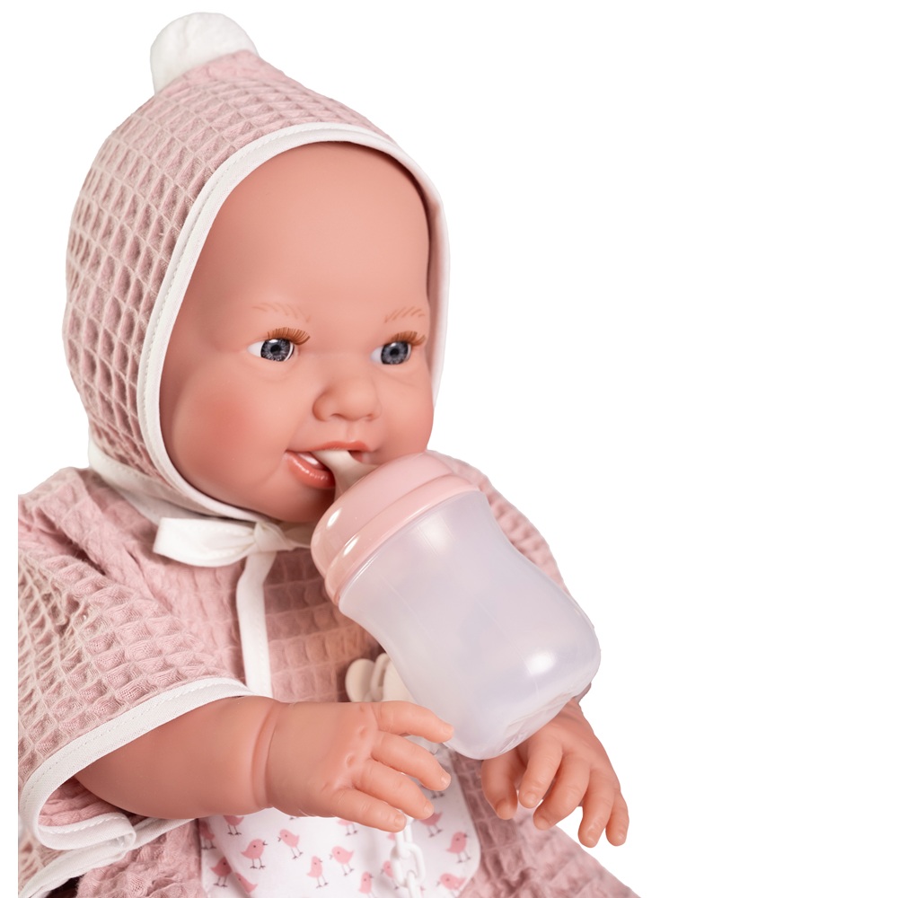 MUÑECA ANTONIO JUAN BEBÉ RECIEN NACIDA MIA PIPI CON BAÑERA 42 CM - 5