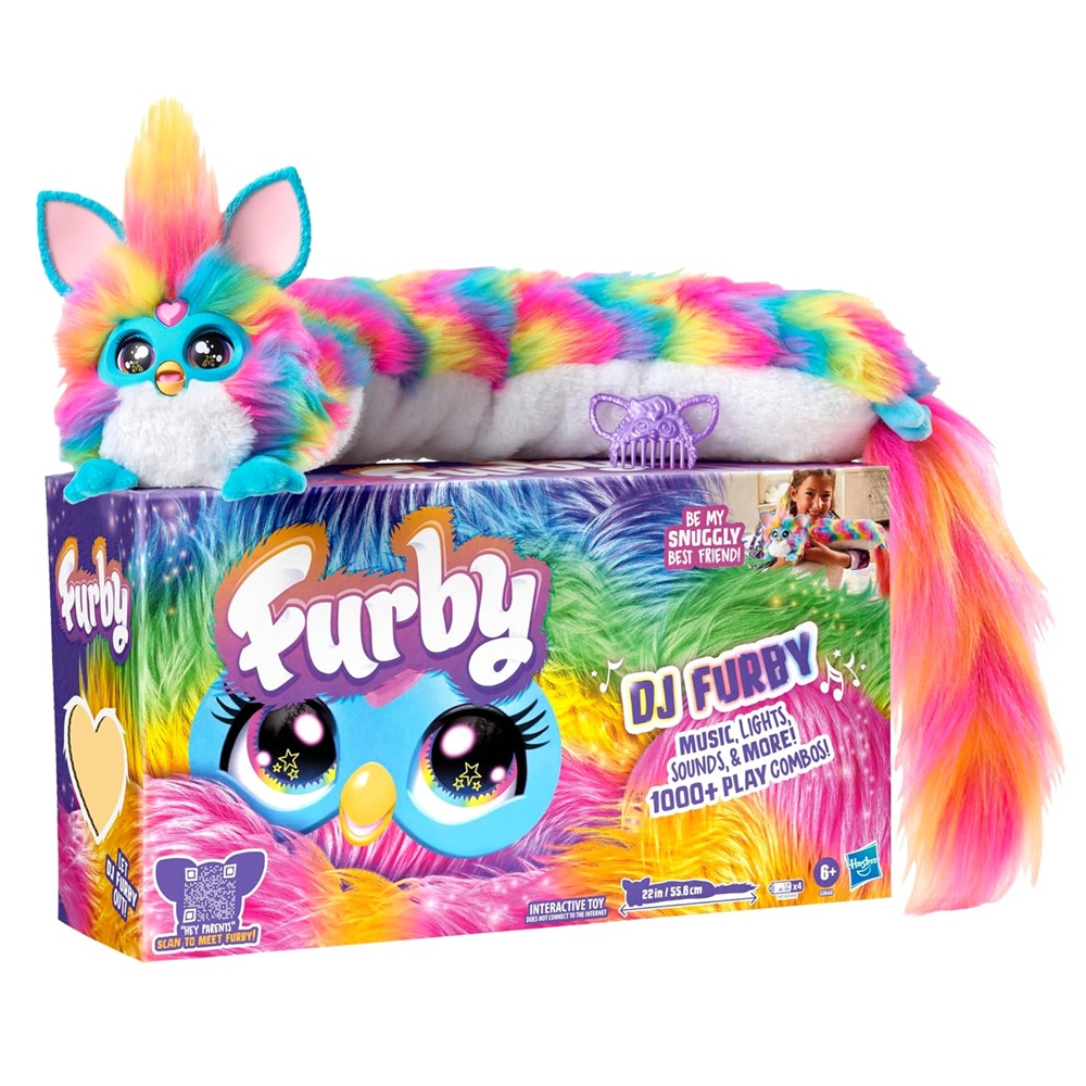 PELUCHE FURBY INTERACTIVO DJ FURBY RAINBOW ARCOIRIS - 1