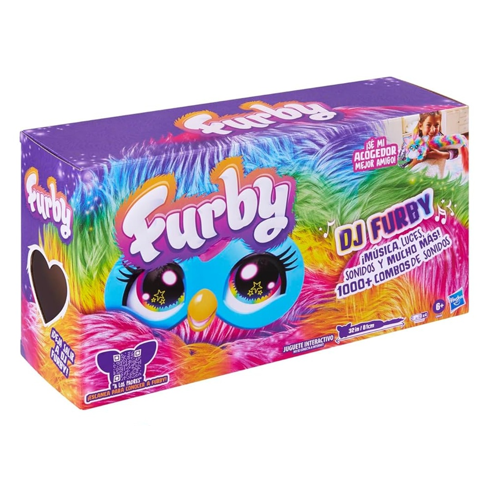 PELUCHE FURBY INTERACTIVO DJ FURBY RAINBOW ARCOIRIS - 7