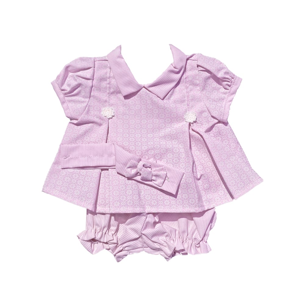 ROPA ANTONIO JUAN PARA MUÑECAS REBORN 42CM - CONJUNTO ROSADO - 1