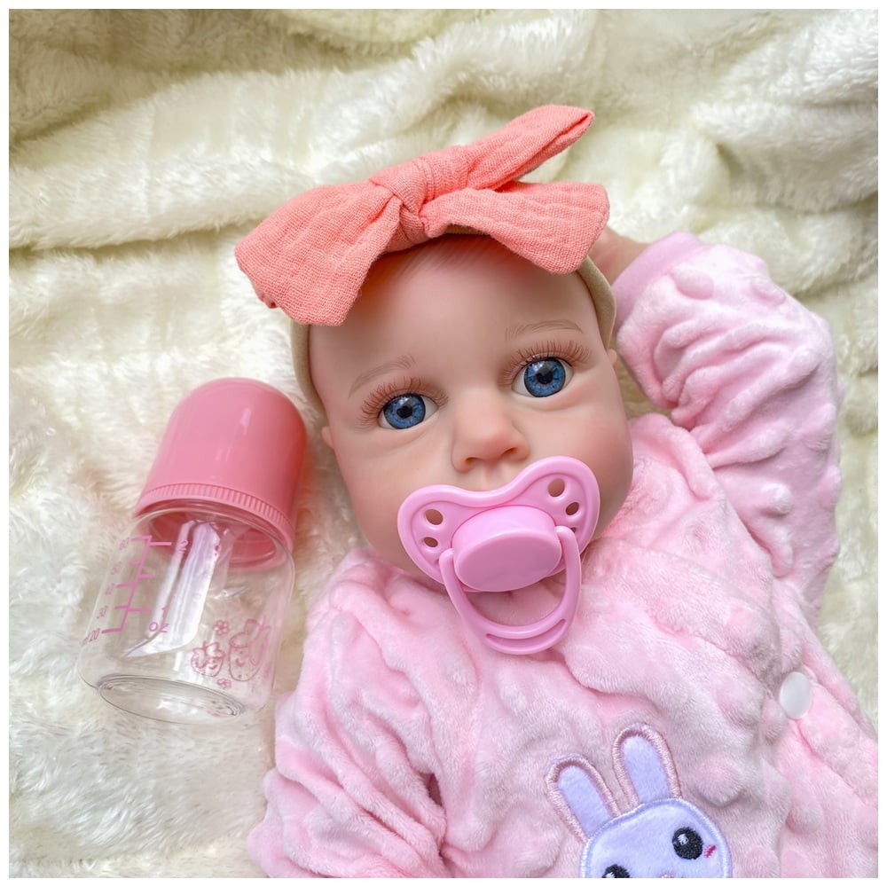 Muñeca Bebé Recién Nacida De Vinilo Suave Y Tierna – 30 Cm Con Brazos Y Cabeza Móviles, Ideal Para Juego, Colección O Decoración