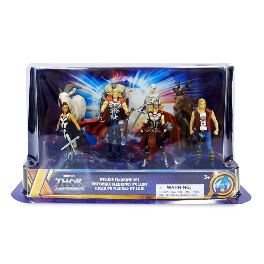 SET MARVEL THOR LOVE THUNDER DELUXE 8 PERSONAJES DE COLECCIÓN - 1