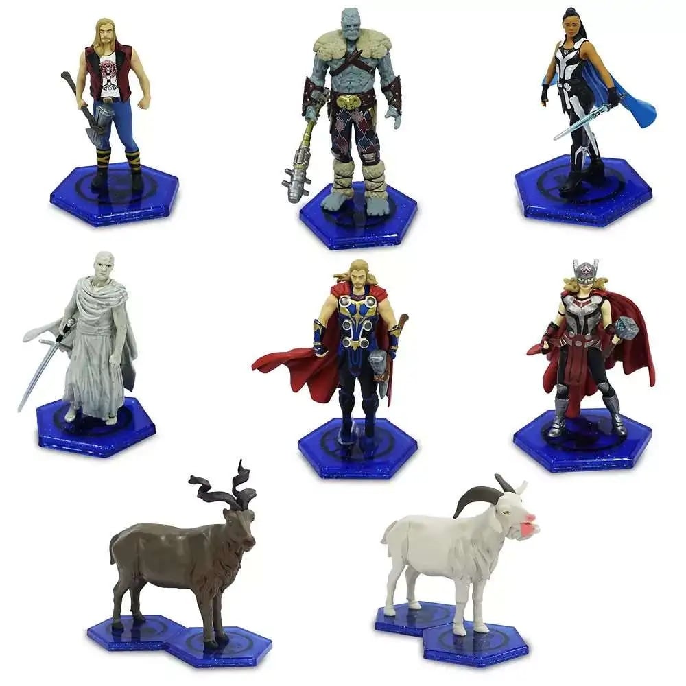 SET MARVEL THOR LOVE THUNDER DELUXE 8 PERSONAJES DE COLECCIÓN - 2