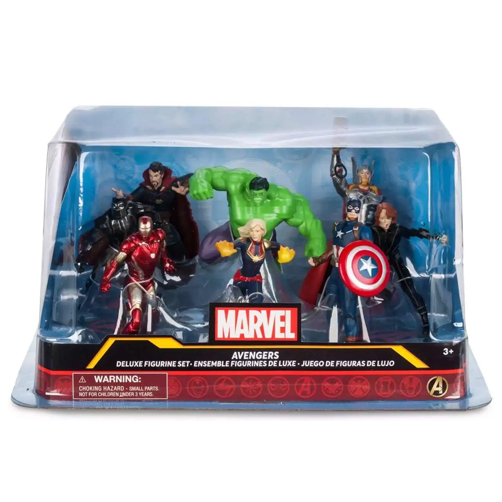 SET MARVEL AVENGERS DELUXE 8 PERSONAJES DE COLECCIÓN - 1