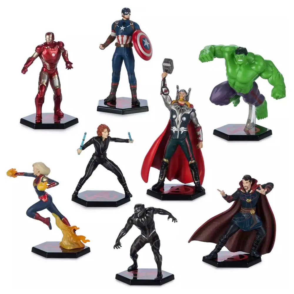 SET MARVEL AVENGERS DELUXE 8 PERSONAJES DE COLECCIÓN - 2