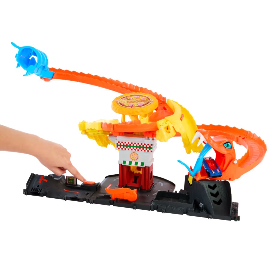 Hot Wheels City Pista Ataque De Cobra Vs Pizzaria - Mattel | Brasil