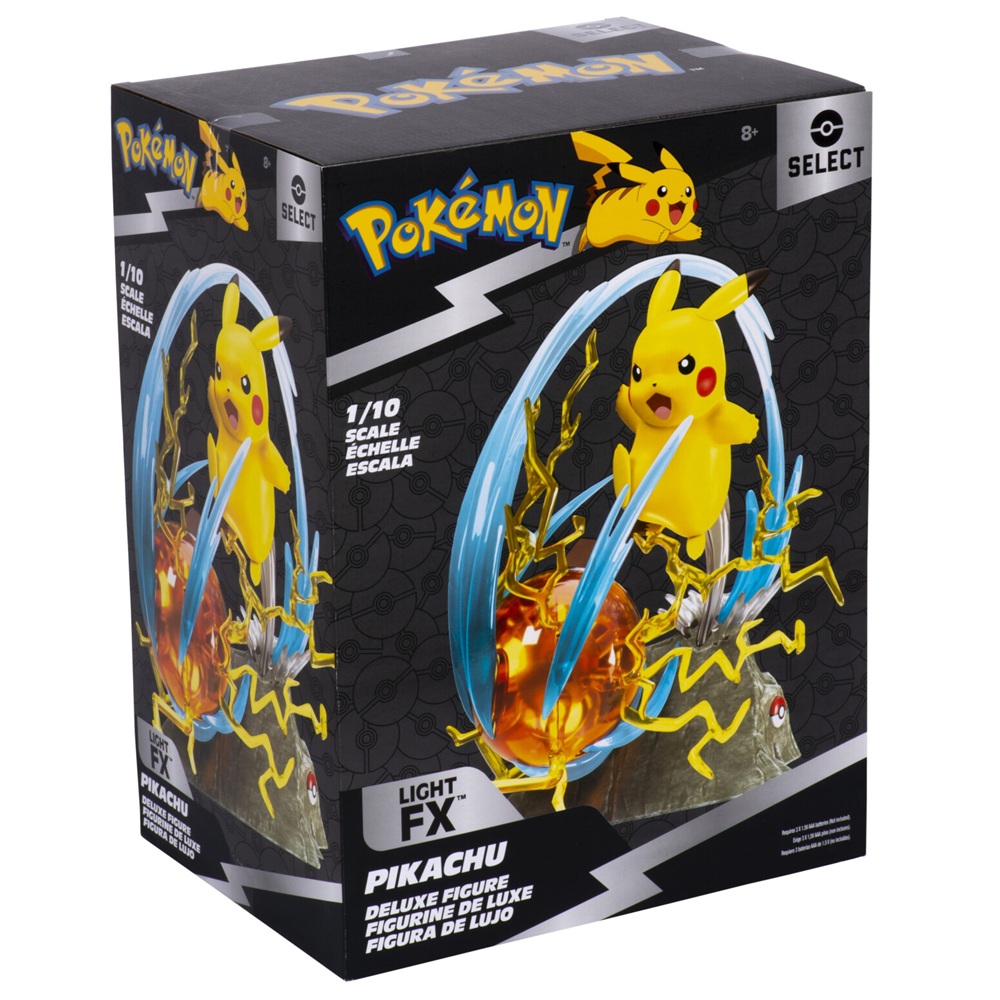 FIGURA DE COLECCIÓN POKEMON LIGHT FX PIKACHU 13 PULGADAS - 8