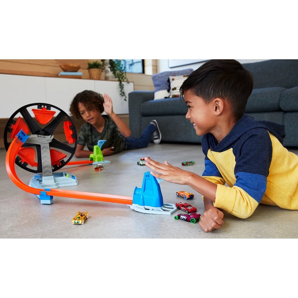 PISTA HOT WHEELS DESAFÍO DE LA RULETA GIRATORIA - 4