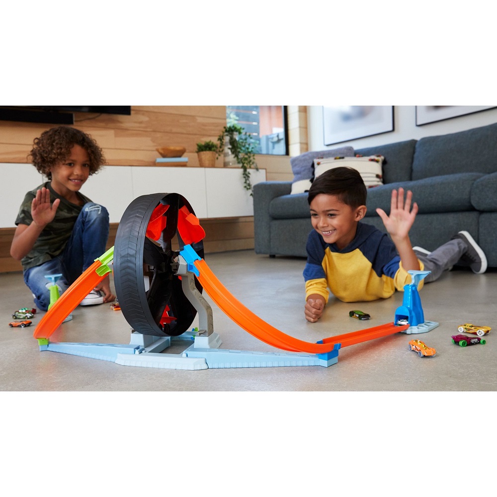 PISTA HOT WHEELS DESAFÍO DE LA RULETA GIRATORIA - 5