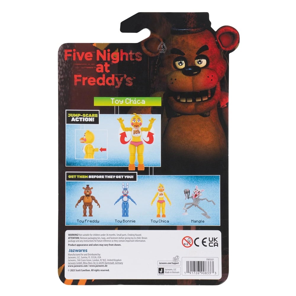 FIGURA ARTICULADA FIVE NIGHTS AT FREDDY'S TOY CHICA - 6