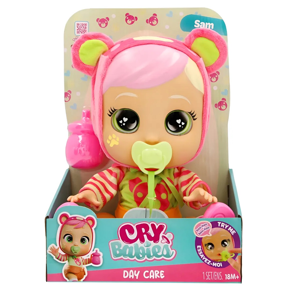 MUÑECA CRY BABIES DAY CARE SAM BEBÉS LLORONES - 1