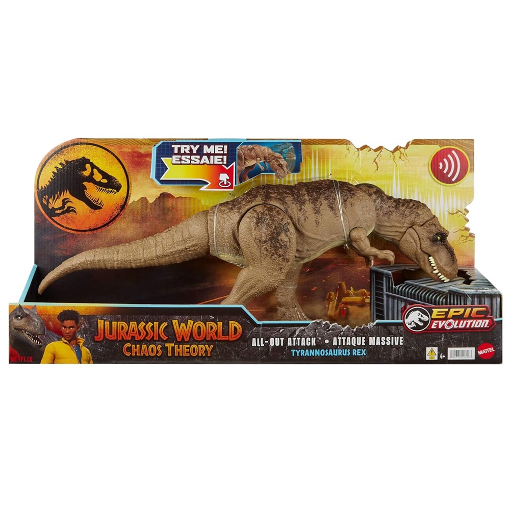 JURASSIC WORLD EPIC EVOLUTION TYRANNOSAURUS REX ATAQUE TOTAL - 1