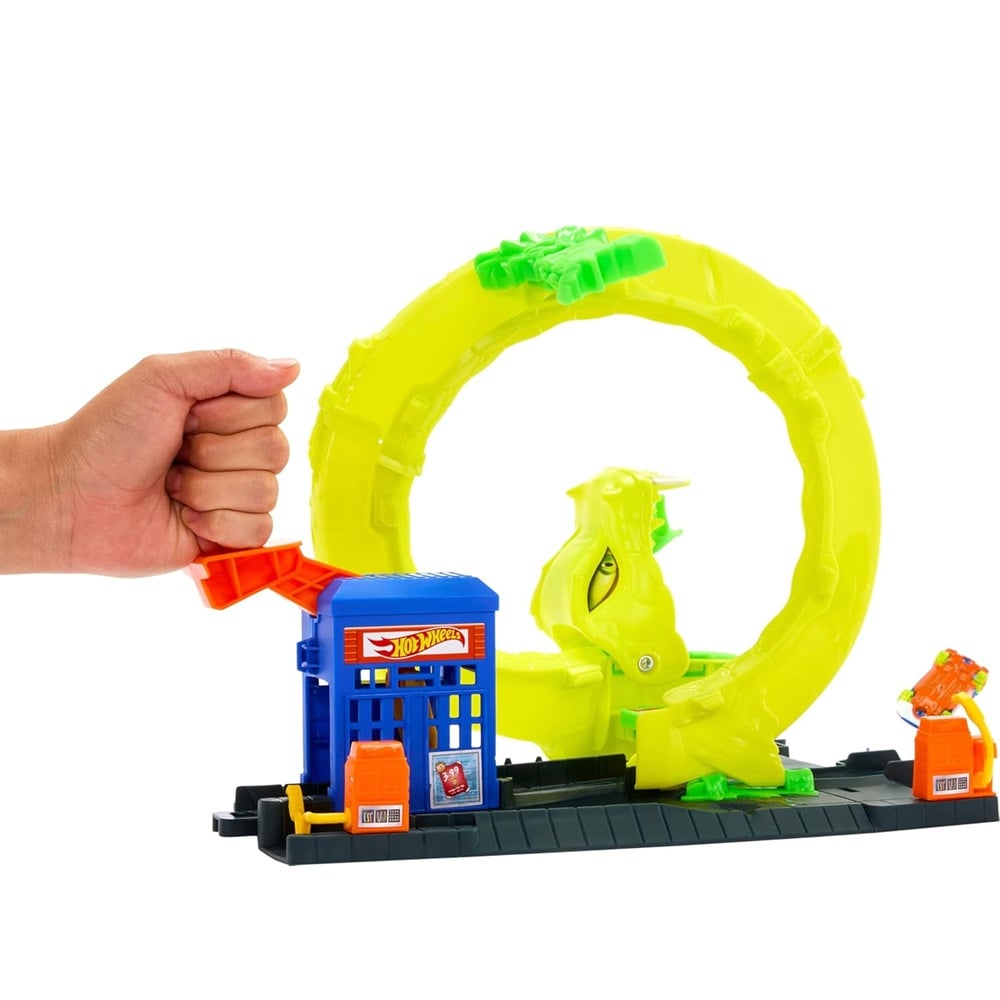 PISTA HOT WHEELS CITY ATAQUE ESPIRAL DE SERPIENTE - 3