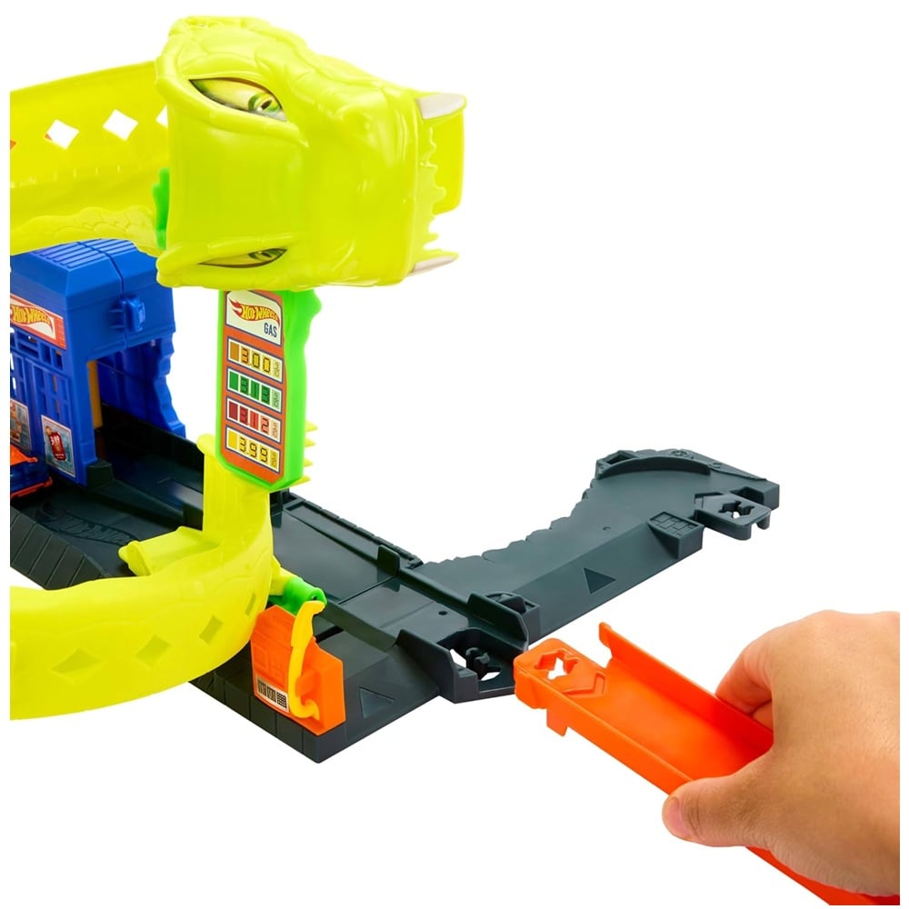PISTA HOT WHEELS CITY ATAQUE ESPIRAL DE SERPIENTE - 5