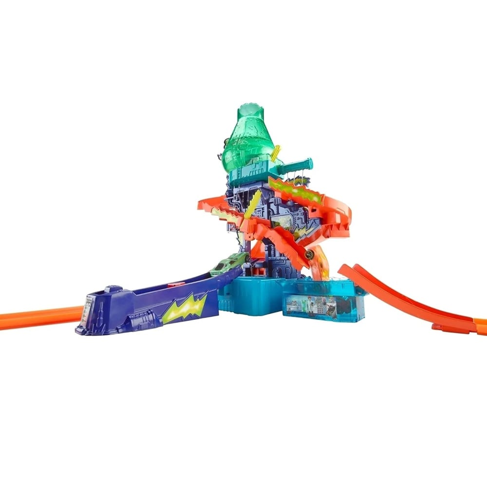 PISTA HOT WHEELS CITY COLOR SHIFTERS LABORATORIO CIENTÍFICO - 6