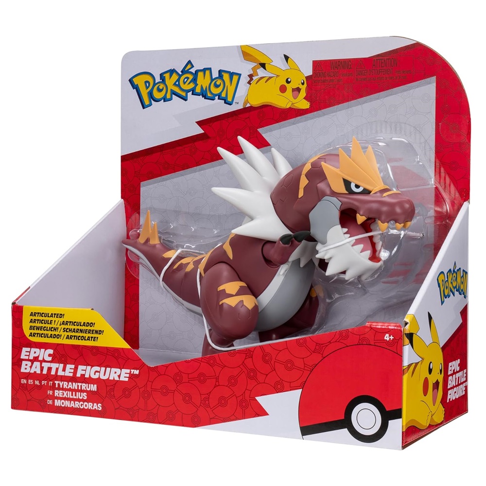 FIGURA DE COLECCION POKEMON EPICO TYRANTRUM 30 CM - 5