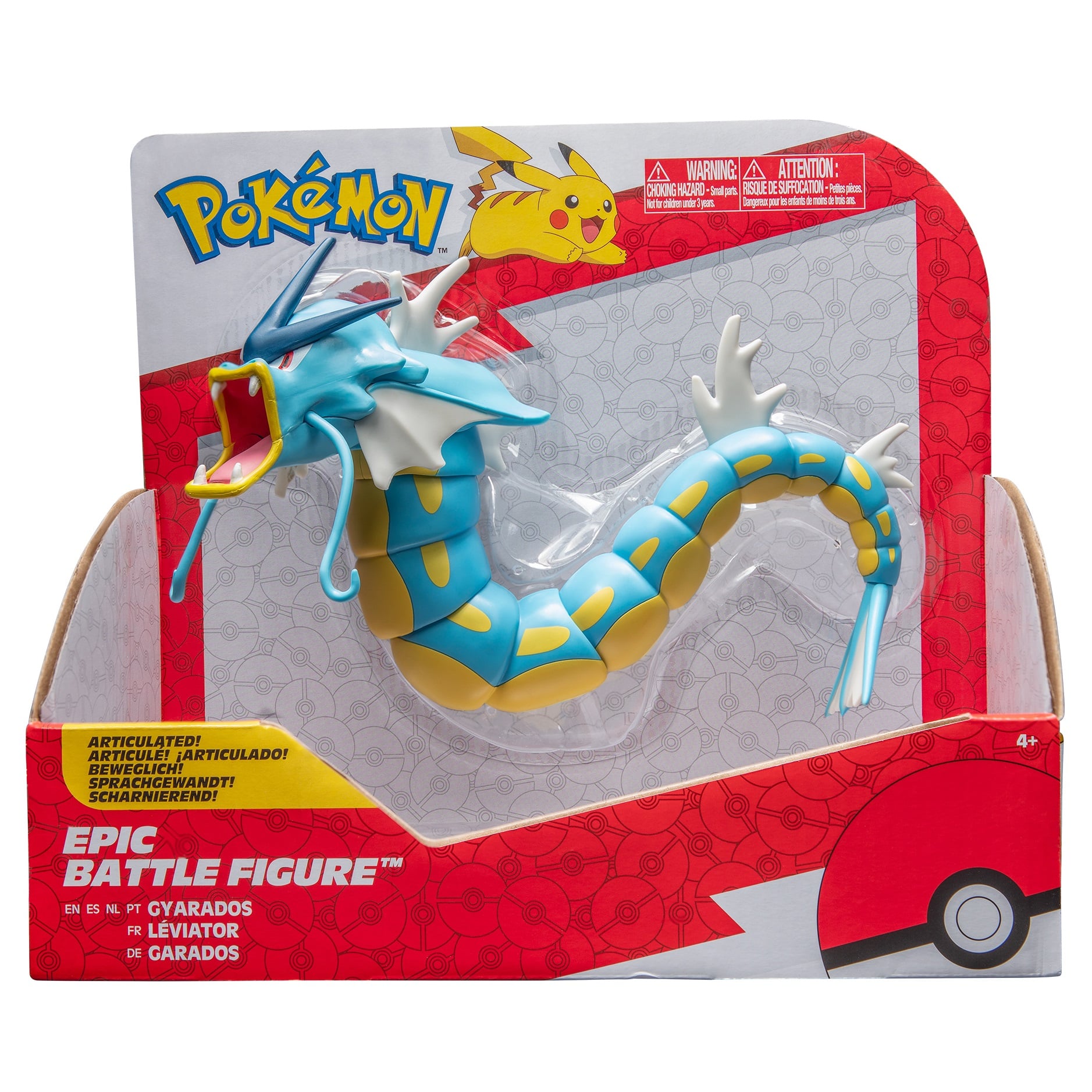 FIGURA DE COLECCION POKEMON EPICO GYARADOS 30 CM - 1