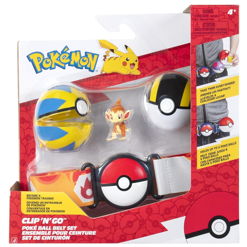 PLAYSET POKEMON CINTURÓN CLIP N’ GO CHIMCHAR - 1
