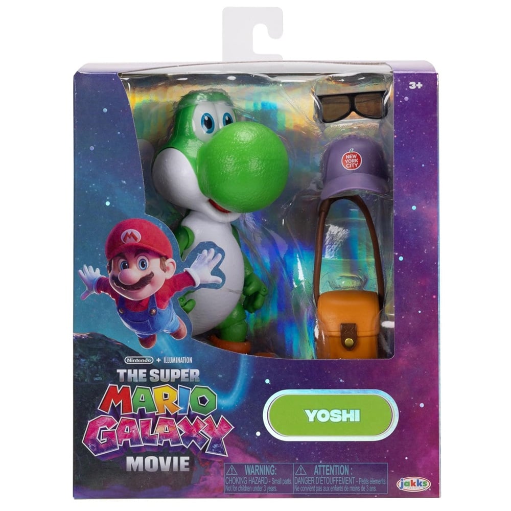 SUPER MARIO GALAXY MOVIE - FIGURA DE YOSHI 13 CM - 1