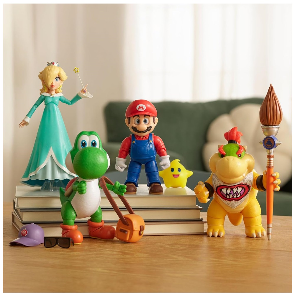 SUPER MARIO GALAXY MOVIE - FIGURA DE YOSHI 13 CM - 7