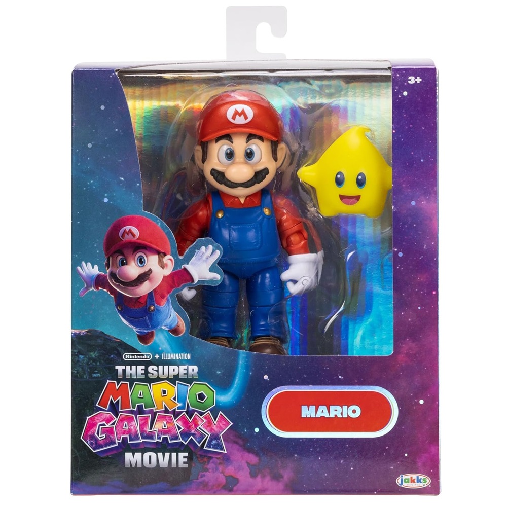 SUPER MARIO GALAXY MOVIE - FIGURA DE MARIO BROS 13 CM - 1