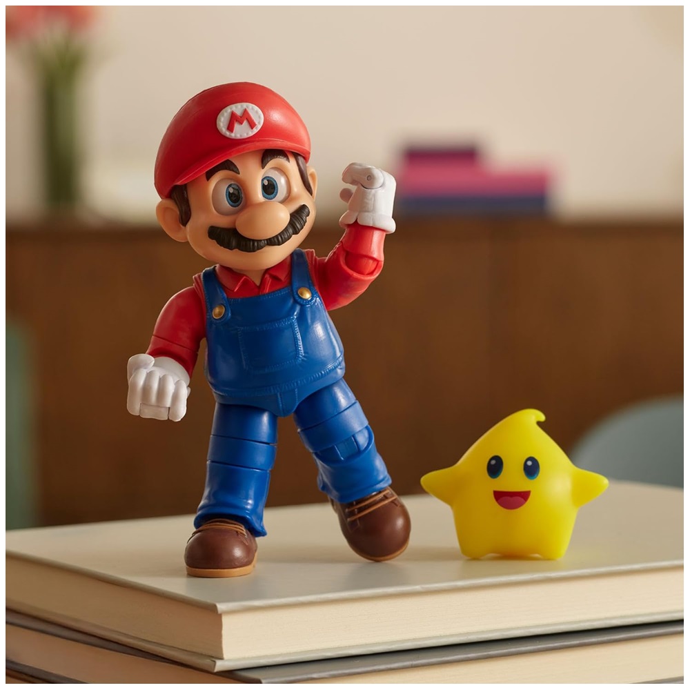 SUPER MARIO GALAXY MOVIE - FIGURA DE MARIO BROS 13 CM - 4