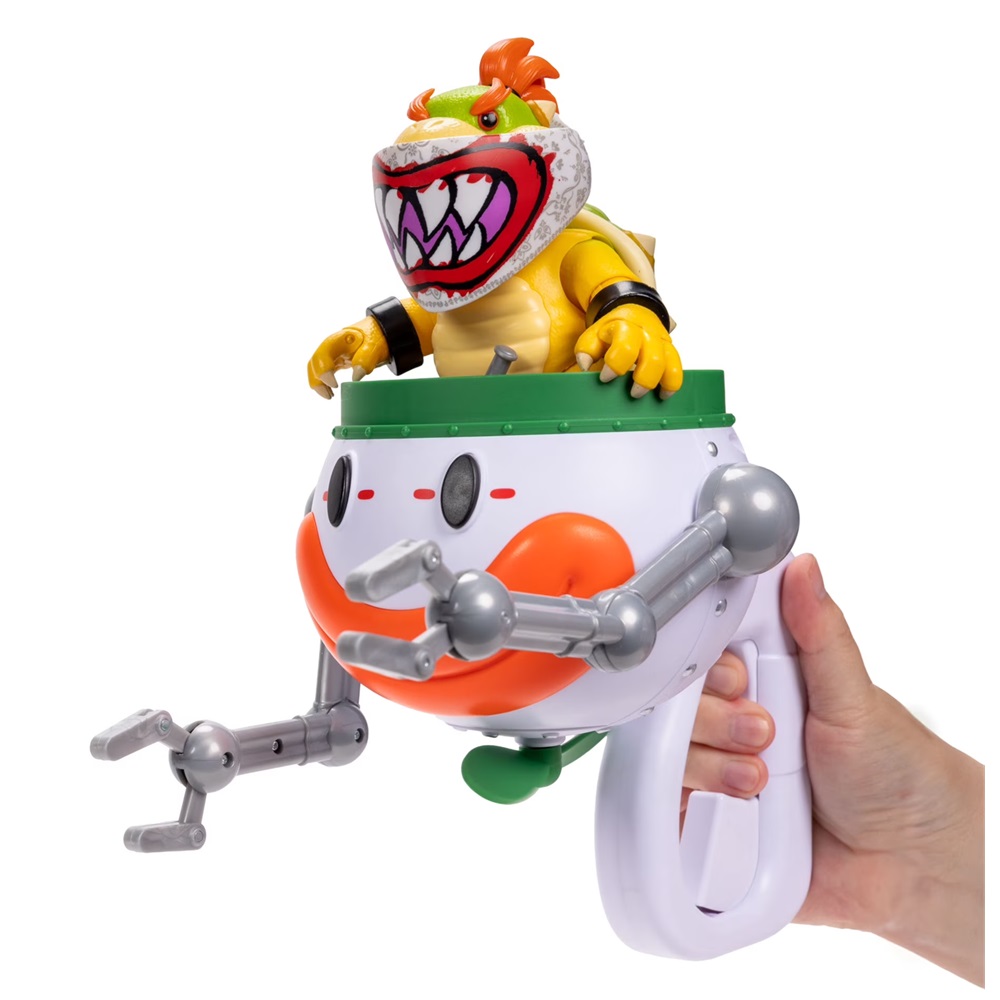 SUPER MARIO GALAXY MOVIE SET BOWSER JR. CLOWN CAR - 5