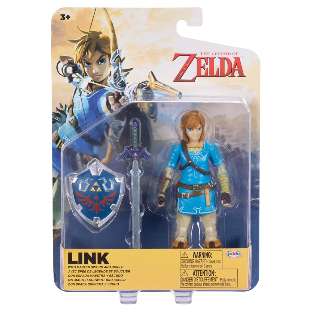 FIGURA LEGEND OF ZELDA - LINK Y MASTER SWORD 10 CM - 1
