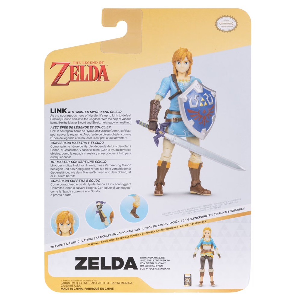 FIGURA LEGEND OF ZELDA - LINK Y MASTER SWORD 10 CM - 5