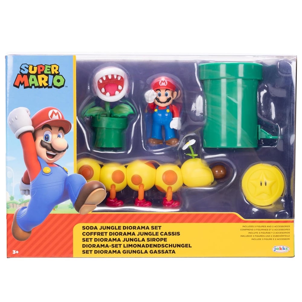 NINTENDO SUPER MARIO DIORAMA SODA JUNGLE - 1