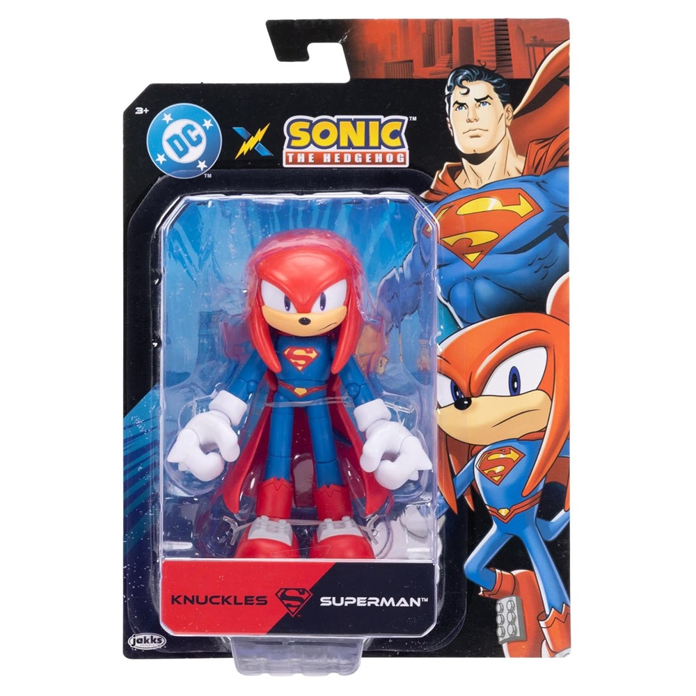 FIGURA DC X SONIC - SUPERMAN KNUCKLES ARTICULADO 13 CM - 1