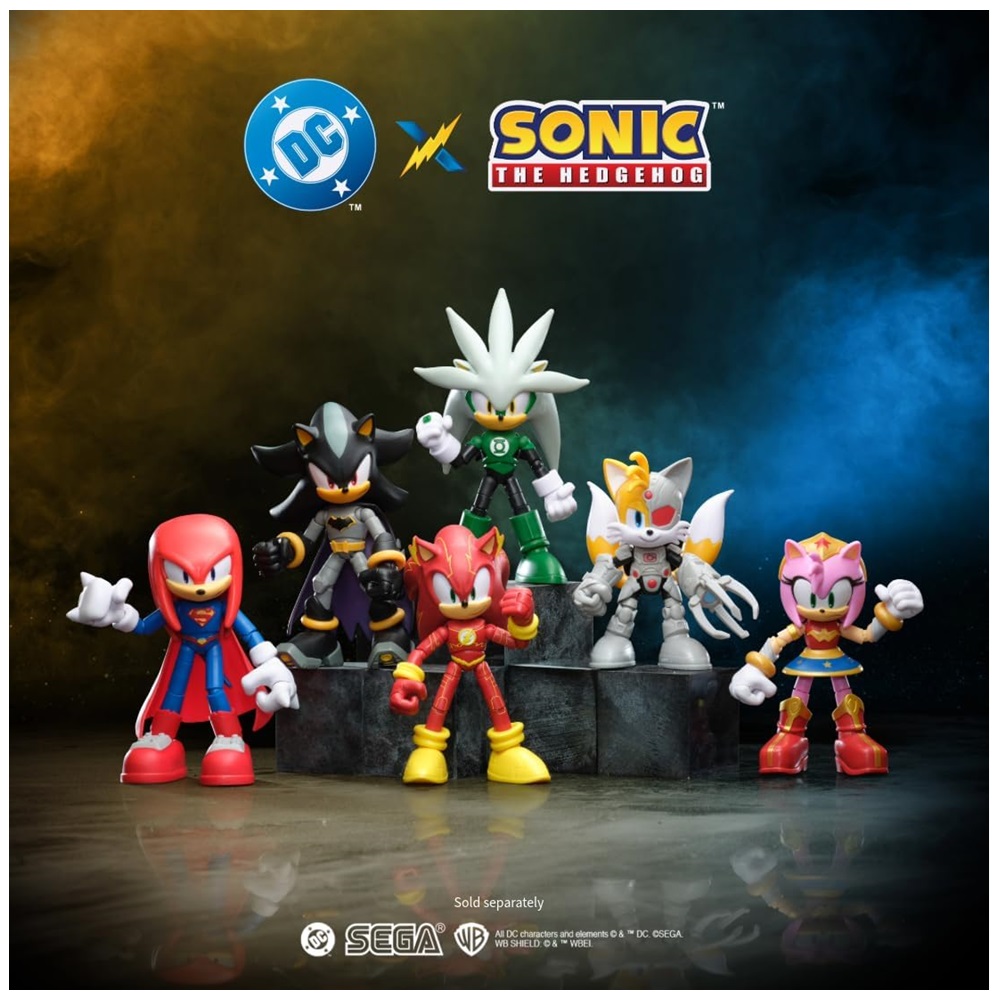 FIGURA DC X SONIC - SUPERMAN KNUCKLES ARTICULADO 13 CM - 7