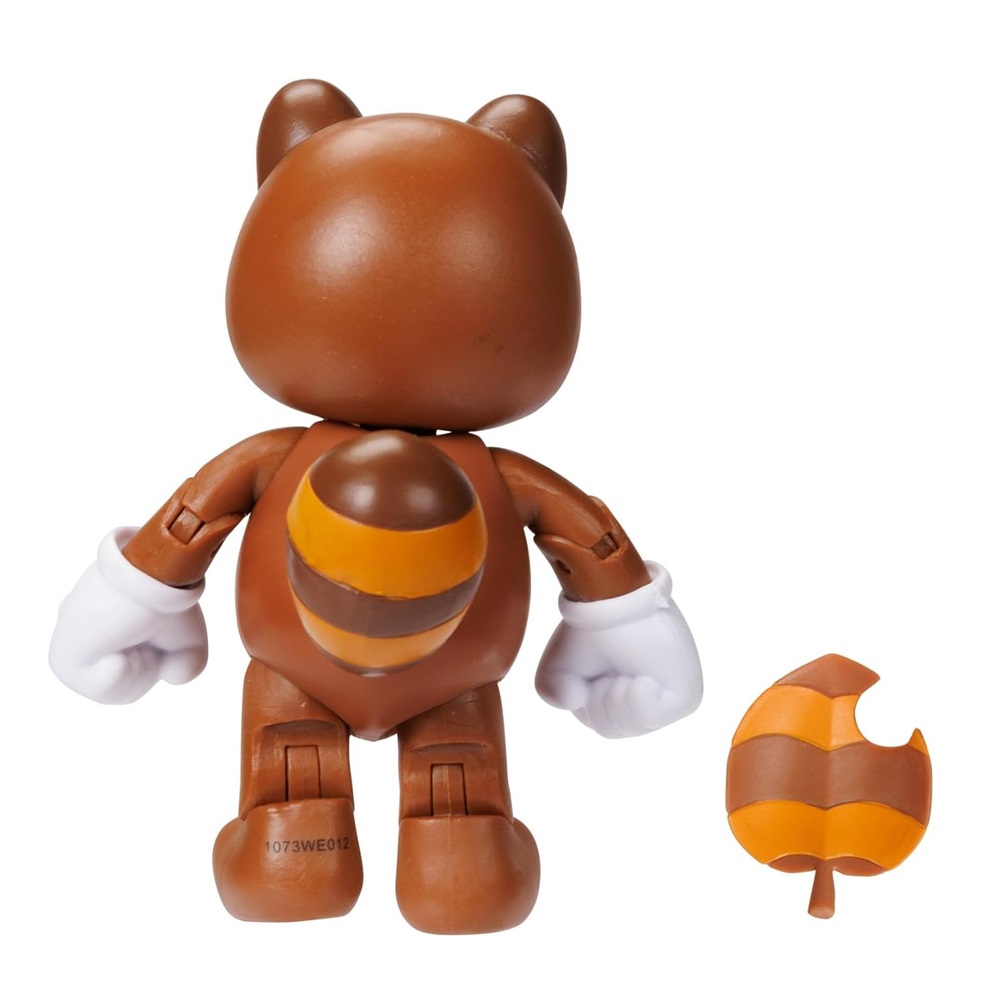 FIGURA ARTICULADA SUPER MARIO - MARIO TANOOKI 10 CM - 5