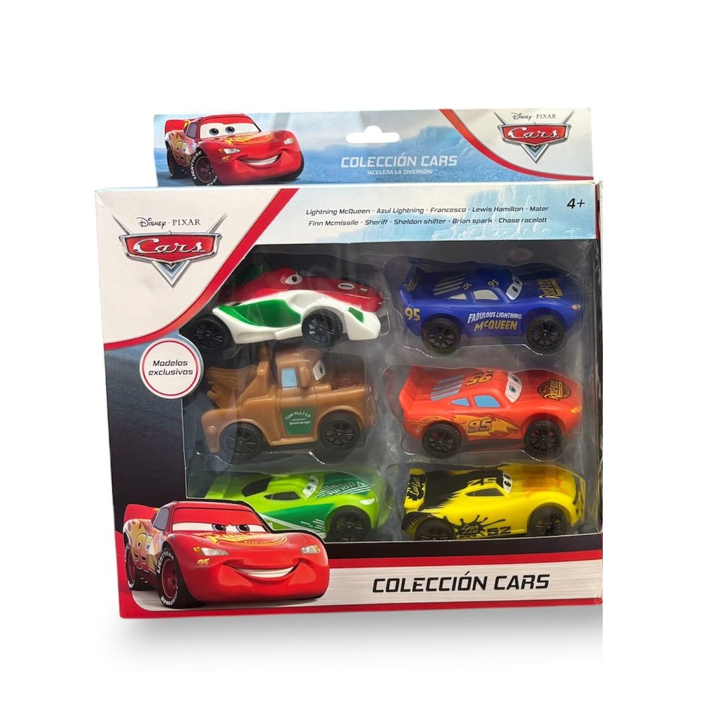 CARS COLECCION X6 PERSONAJES CARROS SURTIDOS - 1