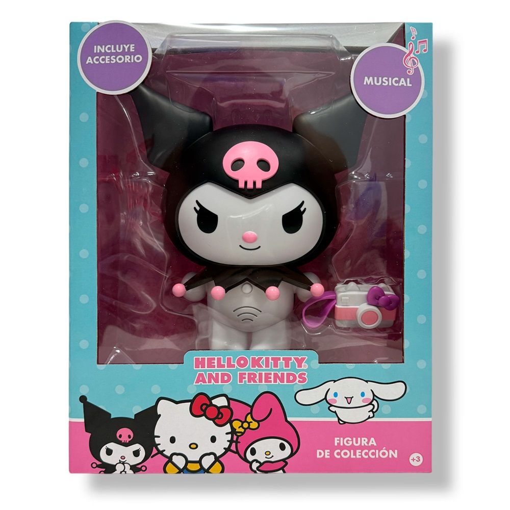 SANRIO HELLO KITTY KUROMI MUSICAL CON ACCESORIO 22 CM - 3