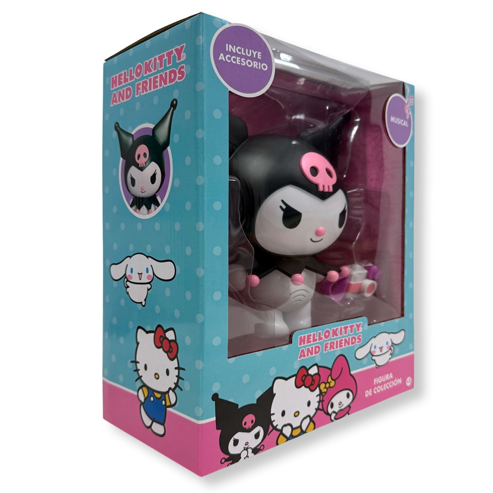 SANRIO HELLO KITTY KUROMI MUSICAL CON ACCESORIO 22 CM - 4