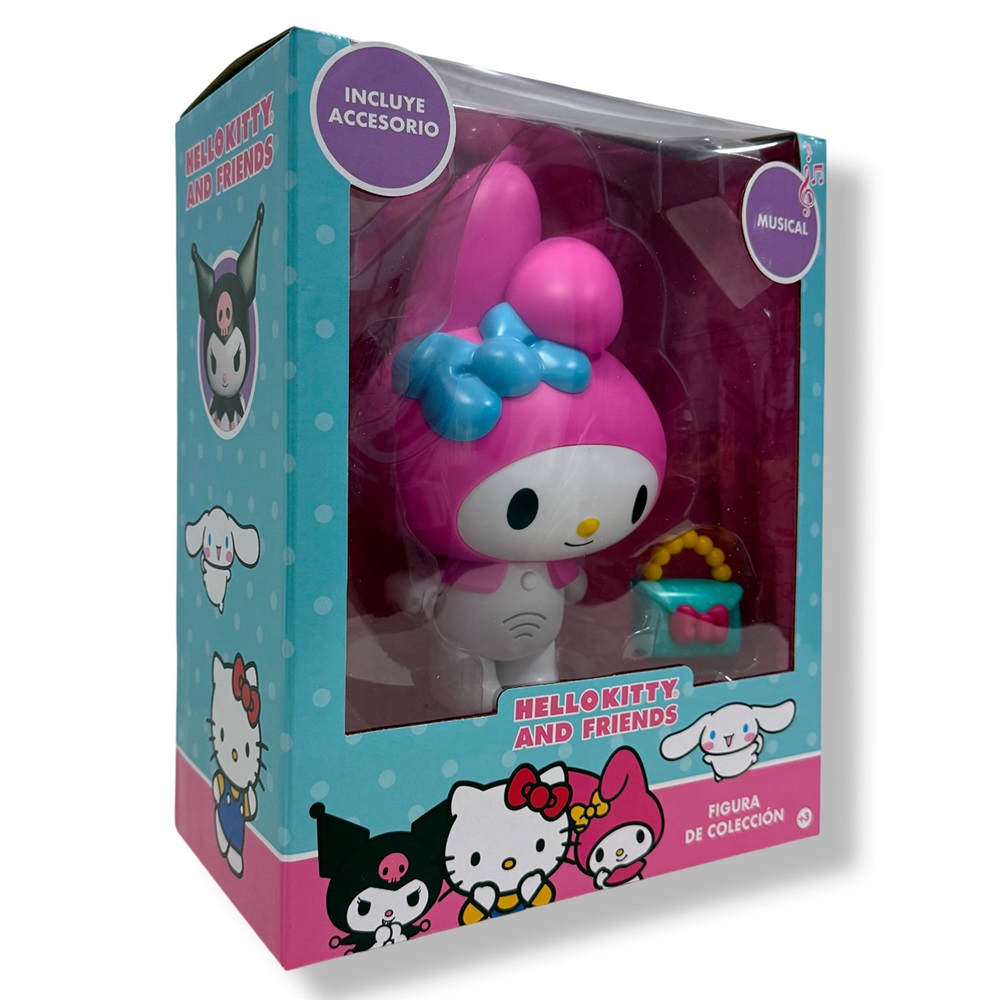 SANRIO HELLO KITTY MY MELODY MUSICAL CON ACCESORIO 22 CM - 4