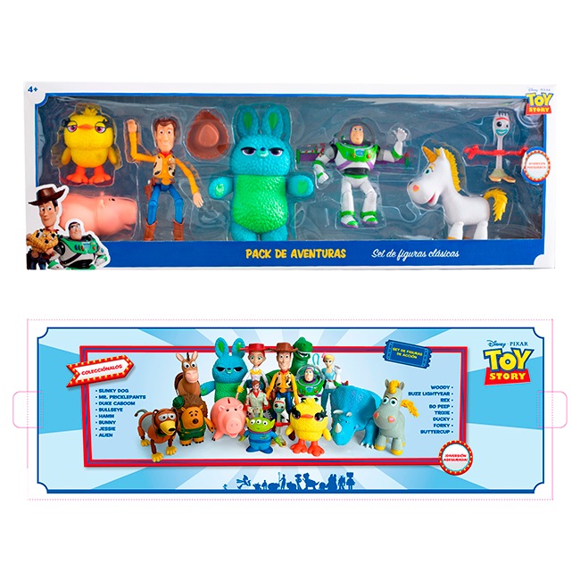 TOY STORY COLECCIÓN DE 7 PERSONAJES WOODY BUZZ 18 CM - 3