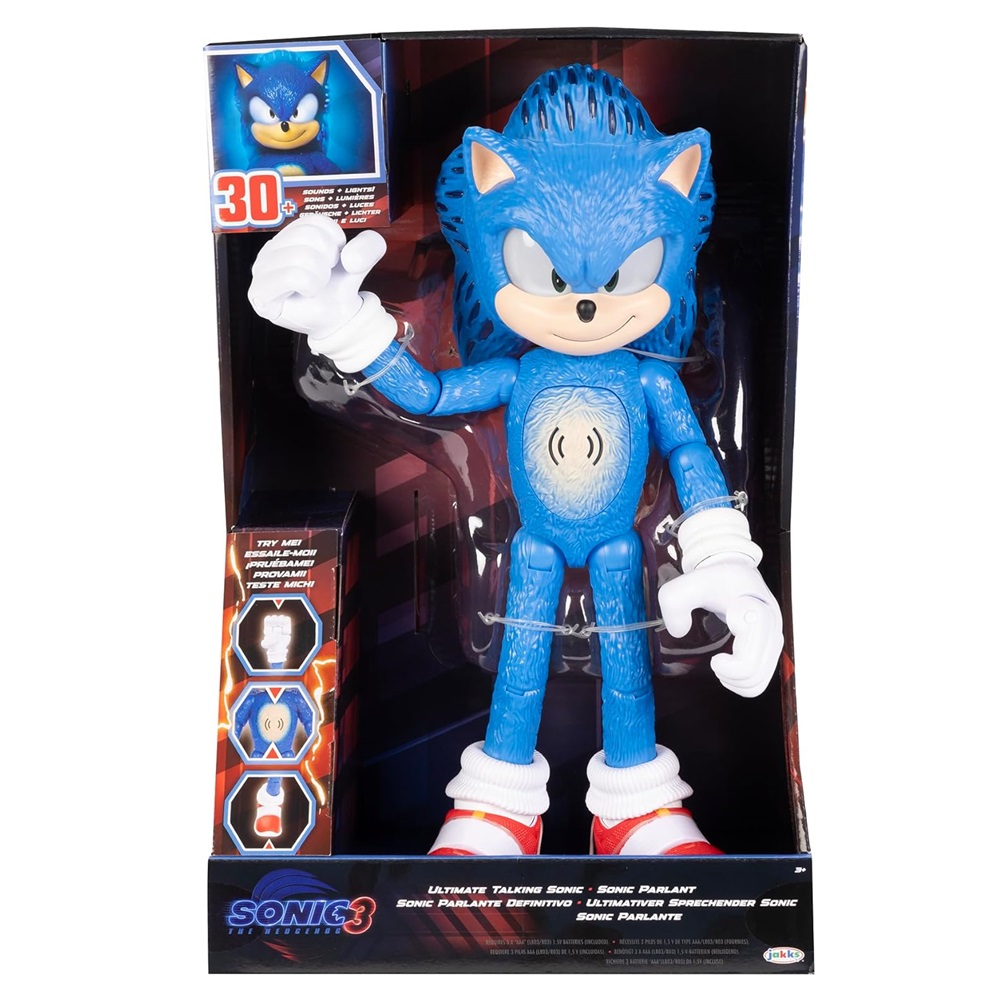 FIGURA INTERACTIVA SONIC 3 ULTIMATE TALKING SONIC 30 CM - 1