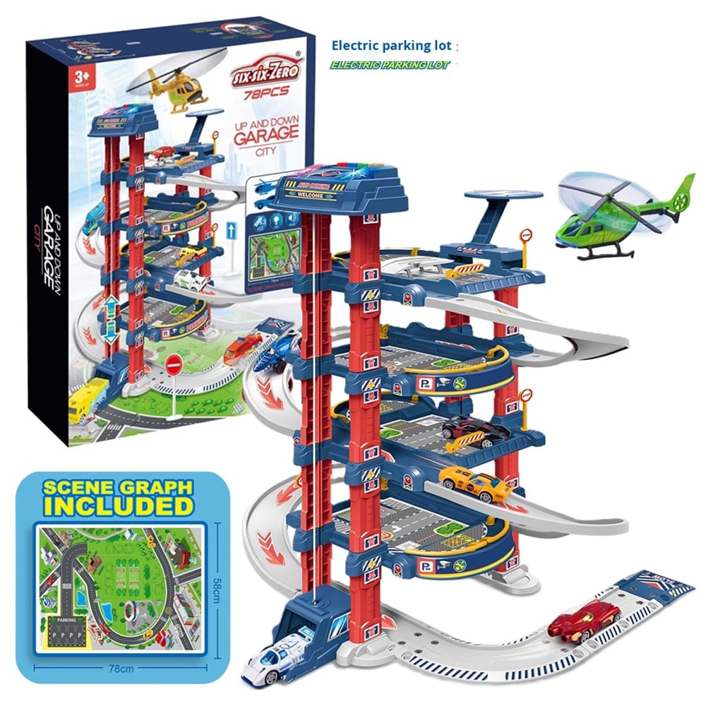 PISTA GARAJE UP AND DOWN GARAGE CITY 78 PCS - 1