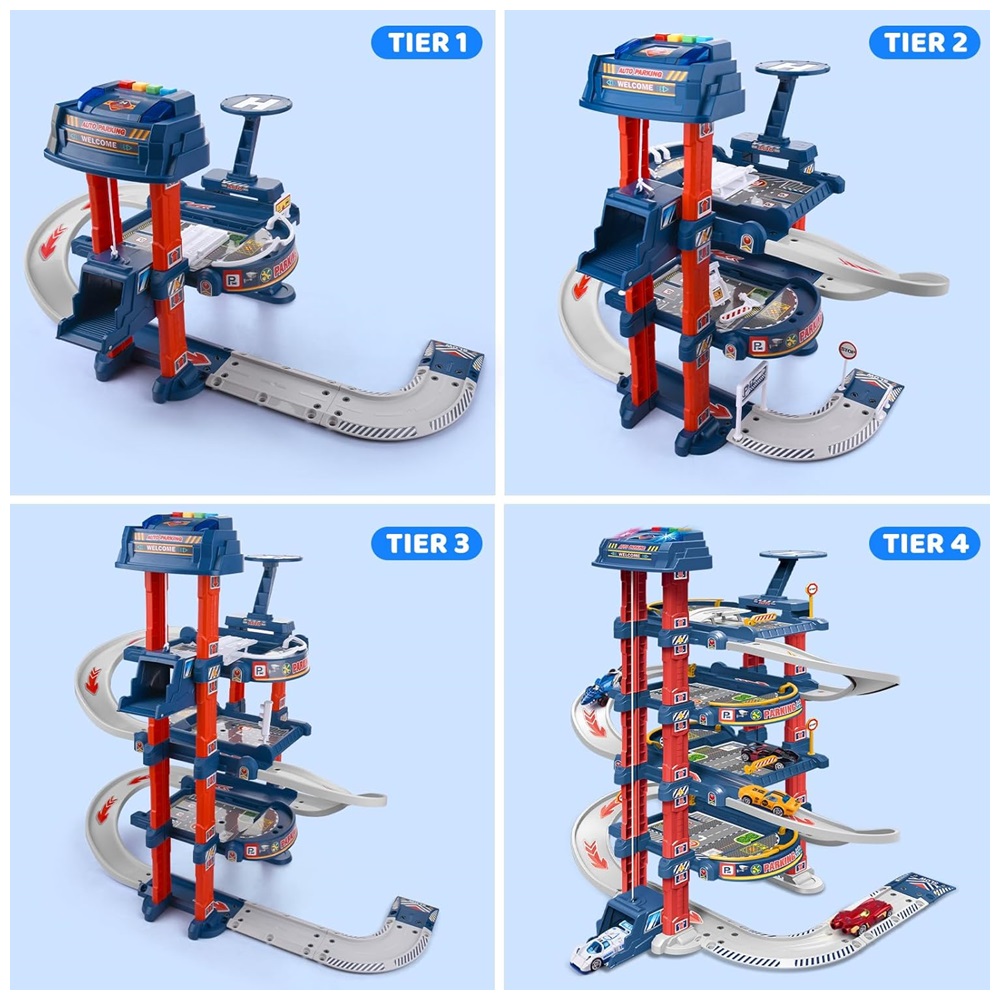 PISTA GARAJE UP AND DOWN GARAGE CITY 78 PCS - 5