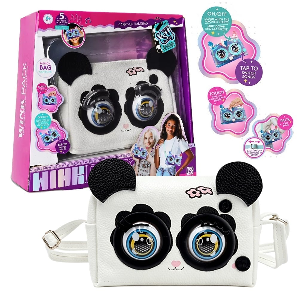 KSY CARTERA INTERACTIVA PARA NIÑAS PANDA - 1