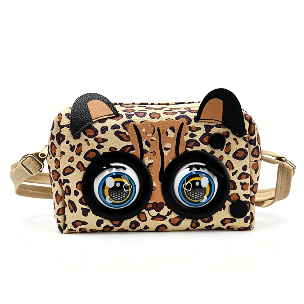 KSY CARTERA INTERACTIVA PARA NIÑAS LEOPARDO - 2