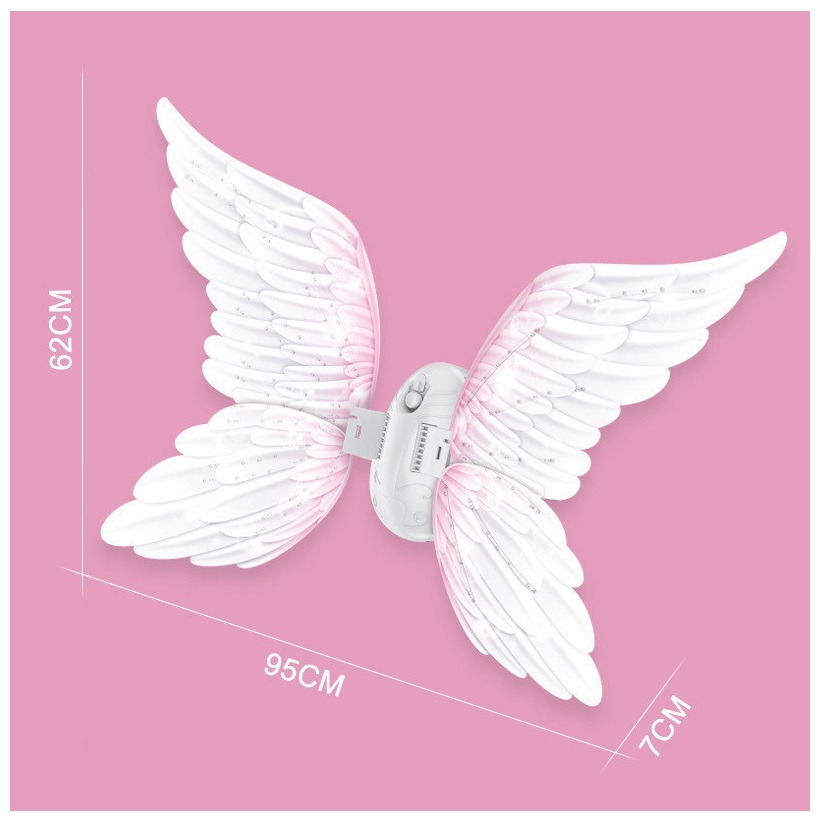 ALAS DE ÁNGEL CON LUCES Y MÚSICA PARA NIÑAS - 3